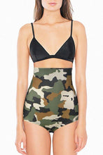 Load image into Gallery viewer, High-Waisted Camo Briefs