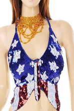 Load image into Gallery viewer, Butterfly Shaped Sequin Top