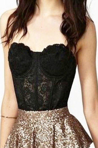 Lace Corset with Underwired Cups – Elegant Bustier with Back Hook Closure, Boning & Removable Straps