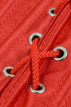 Load image into Gallery viewer, Boned Corset with Metal Closures and Tie Up Back