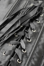 Load image into Gallery viewer, Boned Corset with Metal Closures and Tie Up Back