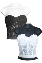 Load image into Gallery viewer, Lace Corset with Underwired Cups – Elegant Bustier with Back Hook Closure, Boning & Removable Straps