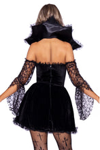 Load image into Gallery viewer, Victorian Vampire Costume – 2-Piece Women’s Sexy Halloween Outfit