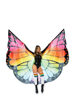 Load image into Gallery viewer, Festival Butterfly Wing Halter Cape
