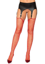 Load image into Gallery viewer, Rhinestone Fishnet Stockings