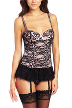 Load image into Gallery viewer, Lace Corset with Matching Thong
