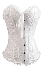 Load image into Gallery viewer, Brocade Steel Boned Longline Corset