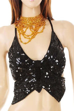 Load image into Gallery viewer, Butterfly Shaped Sequin Top