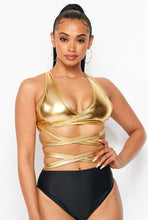 Load image into Gallery viewer, Multi Strap Tie Up Festival Top