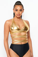 Load image into Gallery viewer, Multi Strap Tie Up Festival Top