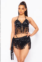 Load image into Gallery viewer, Sequence Crop Top and Bottom