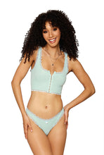 Load image into Gallery viewer, Rib knit bralette and thong set