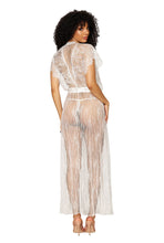 Load image into Gallery viewer, Lace gown and G-string set

