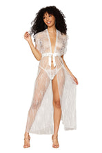 Load image into Gallery viewer, Lace gown and G-string set
