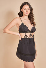 Load image into Gallery viewer, Eyelet Trim Babydoll