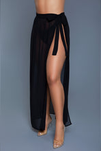 Load image into Gallery viewer, One-piece sheer cover up skirt
