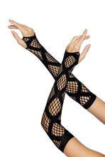 Load image into Gallery viewer, Faux Wrap Industrial Net Arm Warmers
