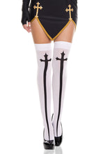 Load image into Gallery viewer, Cross Print Stockings