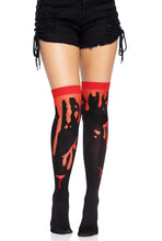 Load image into Gallery viewer, Splatter thigh highs