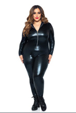 Load image into Gallery viewer, Wet Look Leather Catsuit