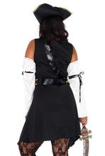 Load image into Gallery viewer, Black Sea Buccaneer Pirate Costume Set - 4 Piece Halloween Outfit
