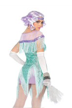 Load image into Gallery viewer, Foxtrot Flirt Flapper Costume, Two Piece 20s-inspired Set