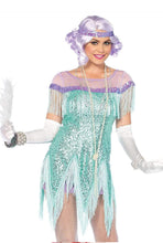 Load image into Gallery viewer, Foxtrot Flirt Flapper Costume, Two Piece 20s-inspired Set
