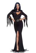 Load image into Gallery viewer, Immortal Mistress Costume Dress, Deep-V tentacle Dress with Sequin Belt
