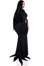 Load image into Gallery viewer, Immortal Mistress Costume Dress, Deep-V tentacle Dress with Sequin Belt