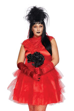 Load image into Gallery viewer, Iconic 2-Piece Beetle Bride Halloween Costume with Tulle Skirt & Veil