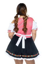Load image into Gallery viewer, Beer Garden Babe Oktoberfest Costume - Bavarian Peasant Dress with Apron