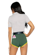 Load image into Gallery viewer, Hot Cop Trooper Costume, Law Enforcement Babe Costume with Collared Top