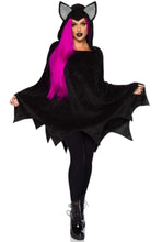 Load image into Gallery viewer, Furry Bat Costume Poncho
