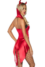 Load image into Gallery viewer, Devilish Darling Costume – 3-Piece Sexy Women’s Devil Halloween Costume