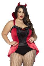 Load image into Gallery viewer, Devilish Darling Costume – 3-Piece Sexy Women’s Devil Halloween Costume