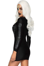 Load image into Gallery viewer, Rhinestone Skeleton Dress