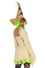 Load image into Gallery viewer, Bugged Out Baddie Costume, Peasant Dress with waist cincher design