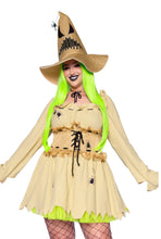 Load image into Gallery viewer, Bugged Out Baddie Costume, Peasant Dress with waist cincher design