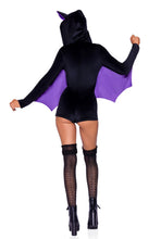 Load image into Gallery viewer, Comfy Bat Costume – Plush Velvet Bat Onesie for Halloween and Lounge Wear
