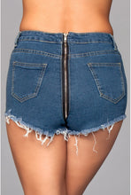Load image into Gallery viewer, Zip Me Up Denim Shorts