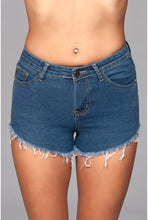 Load image into Gallery viewer, Zip Me Up Denim Shorts
