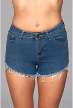 Load image into Gallery viewer, Zip Me Up Denim Shorts