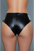 Load image into Gallery viewer, Low Rise Cheeky Leather Shorts