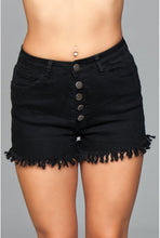 Load image into Gallery viewer, High waisted denim shorts