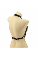 Load image into Gallery viewer, Leatherette Body Harness With Chains
