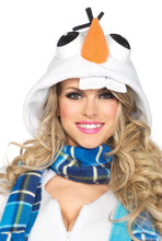 Load image into Gallery viewer, Cozy Snowman Costume, Zipper Front Fleece Dress