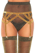 Load image into Gallery viewer, Maddox Lurex Garter Belt