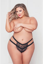 Load image into Gallery viewer, Stretch Galloon Plus Size Lace G-string

