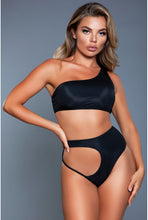 Load image into Gallery viewer, Two-piece One-shoulder Swimsuit Top