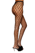 Load image into Gallery viewer, Geometric Fence Net Pantyhose
